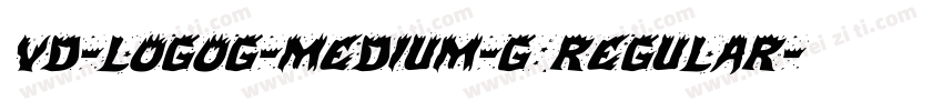 VD-LogoG-Medium-G Regular字体转换